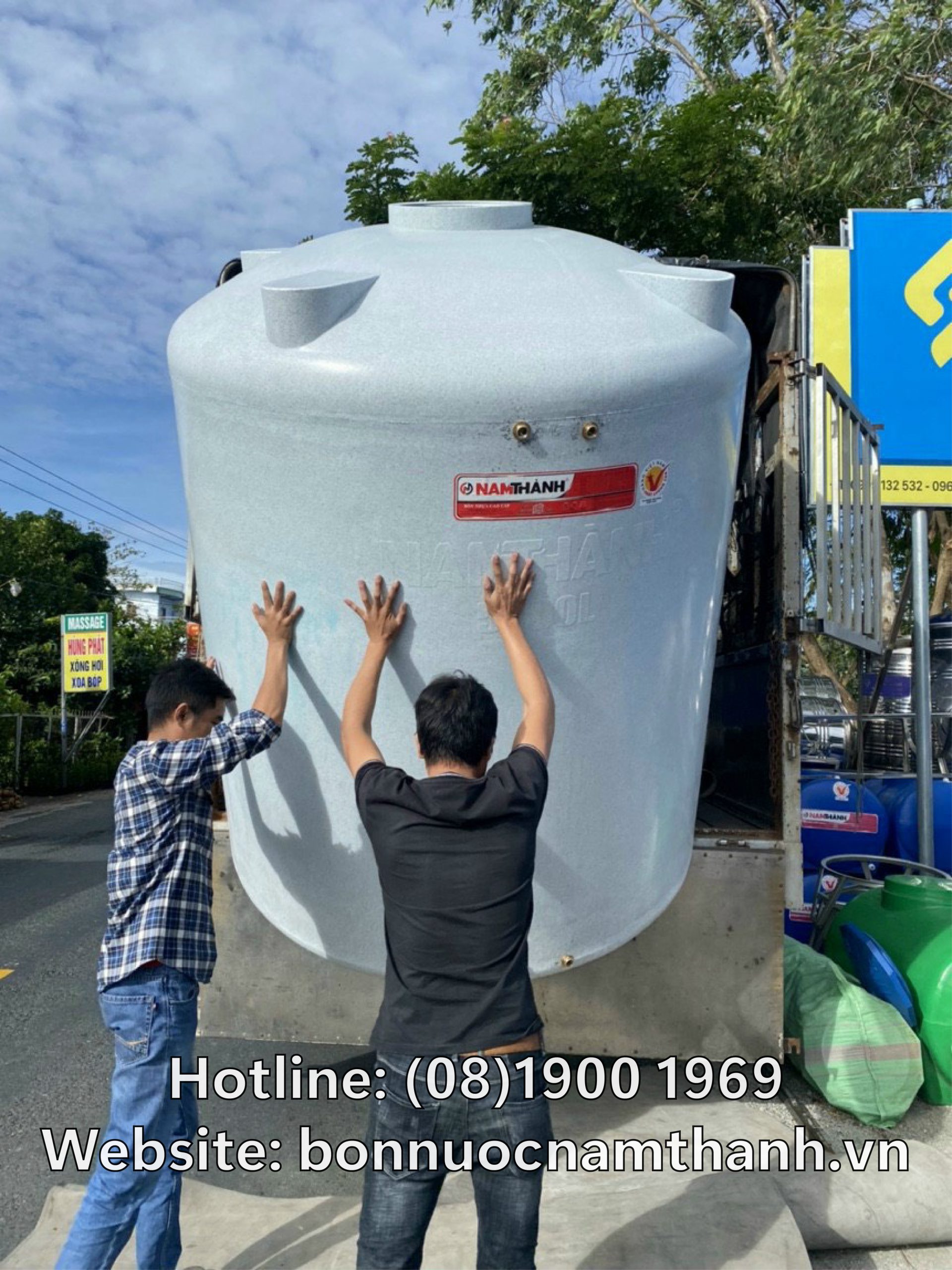 Nên lựa chọn bồn nước nhựa Nam Thành theo dung tích: